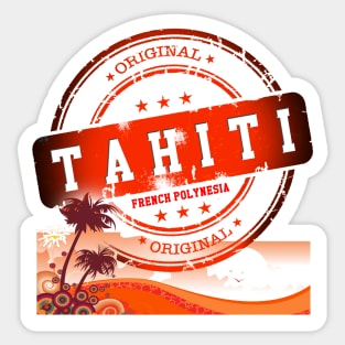 TAHITI Cool n' Sexy Island Sticker